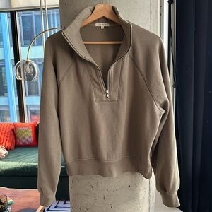 Z SUPPLY 1/4 ZIP PULLOVER L